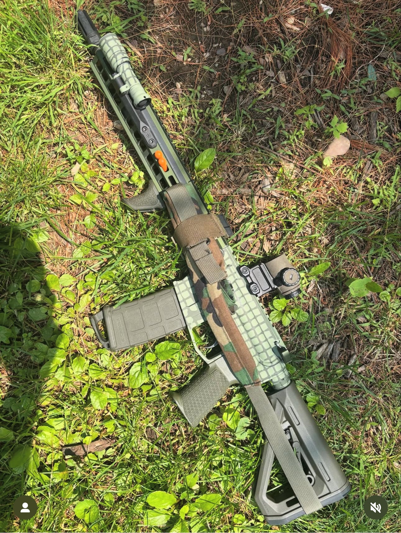 DNC Desert Night Camo Adhesive Stencil