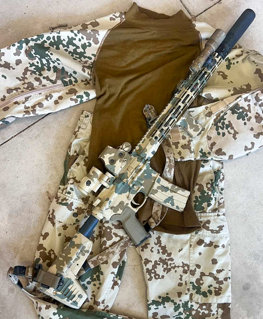 Flecktarn Adhesive Stencil