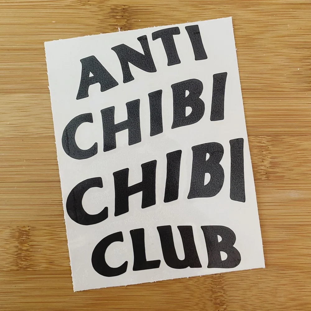 Anti Chibi Chibi Club Die-Cut Vinyl