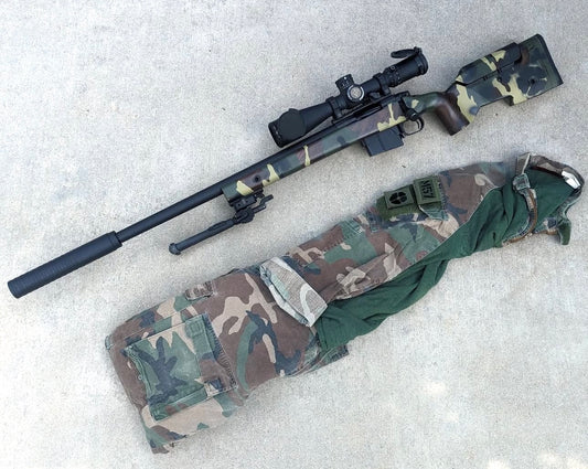 M81 Woodland Adhesive Stencil