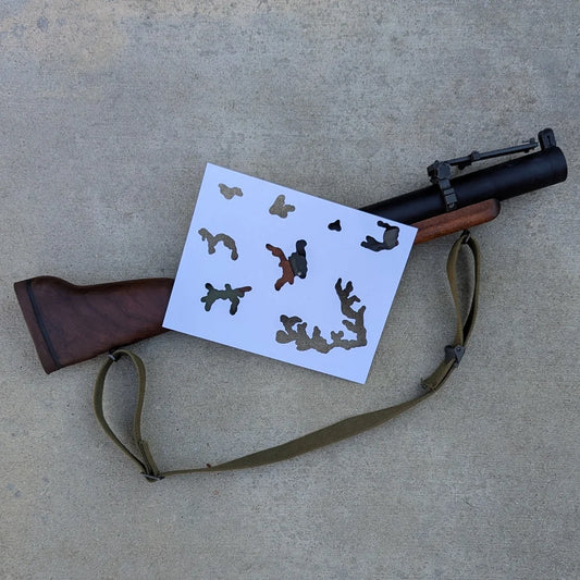 M81 Woodland Cardstock Stencils • Shapes Only