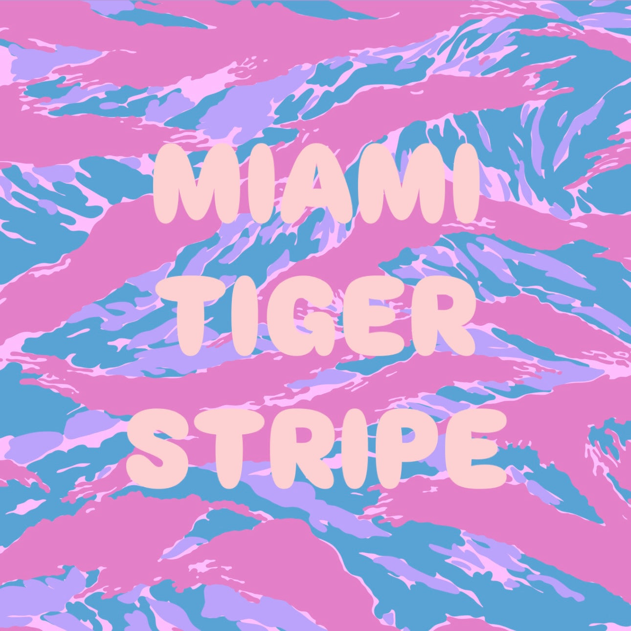 Miami Tiger Stripe Camo Phone Background Wallpaper Digital Download