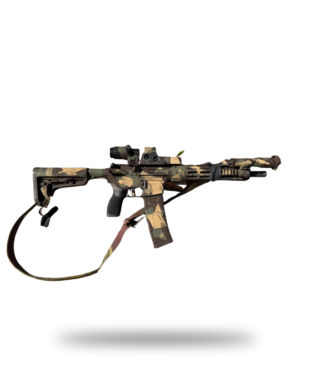 Rhodie DIY Gun Camo Adhesive Stencil
