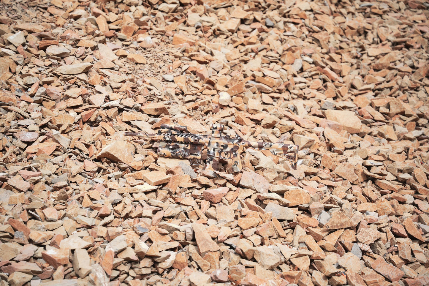 Choco Chip DIY Gun Camo Adhesive Stencil