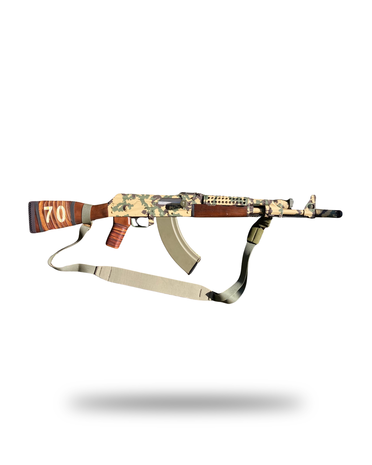 Russian Palma DIY Gun Camo Adhesive Stencil
