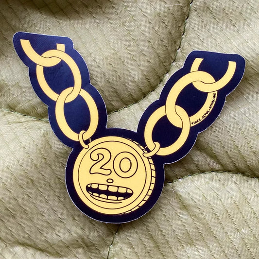Gold Chain Sticker