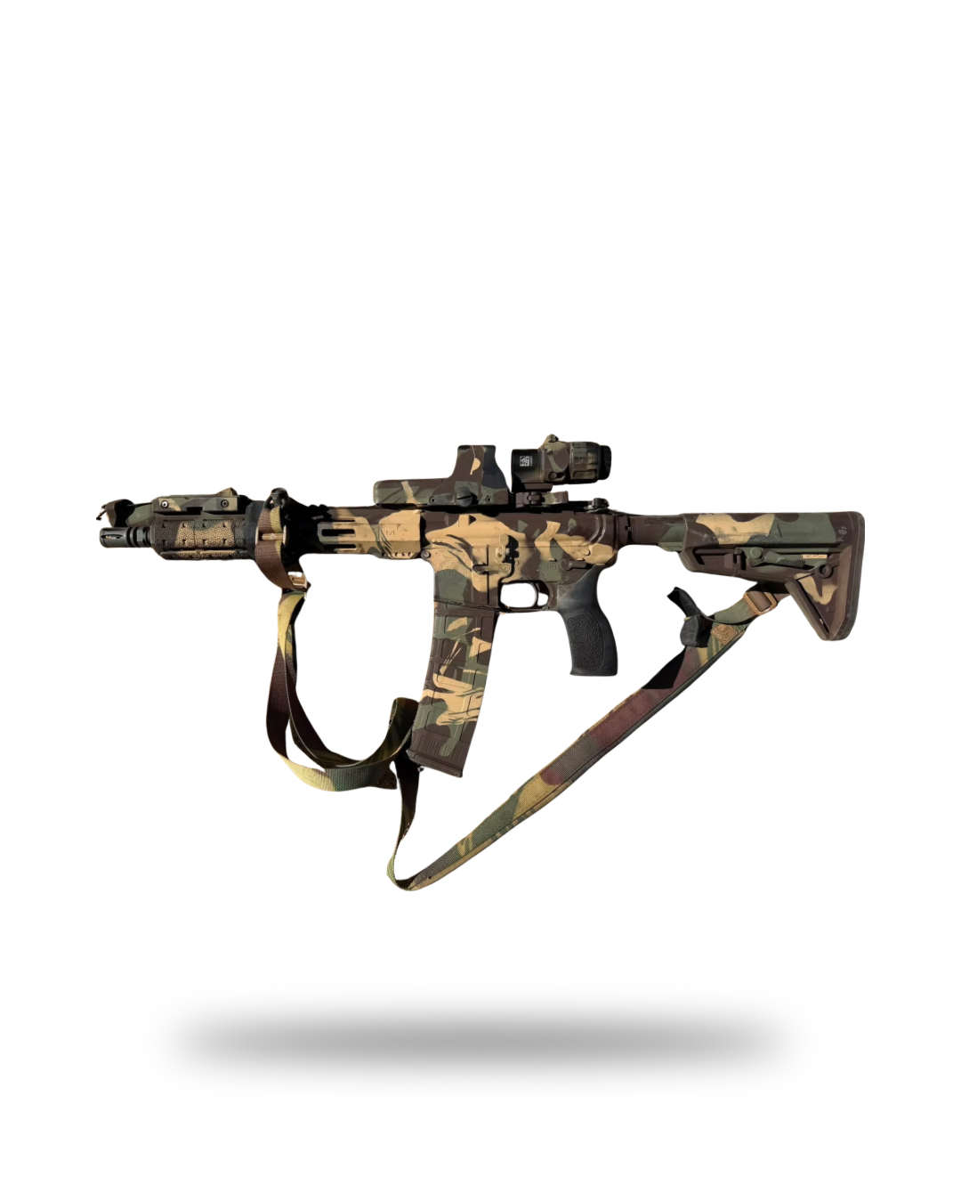 Rhodie DIY Gun Camo Adhesive Stencil