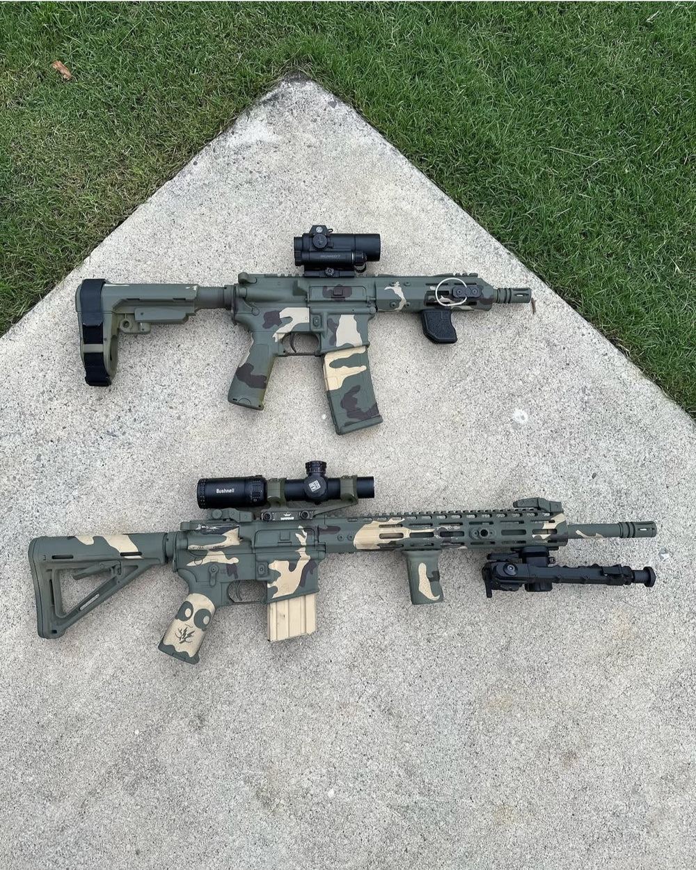 M81 Woodland Adhesive Stencil