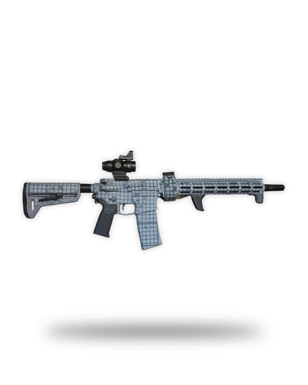 DNC Desert Night DIY Gun Camo Adhesive Stencil