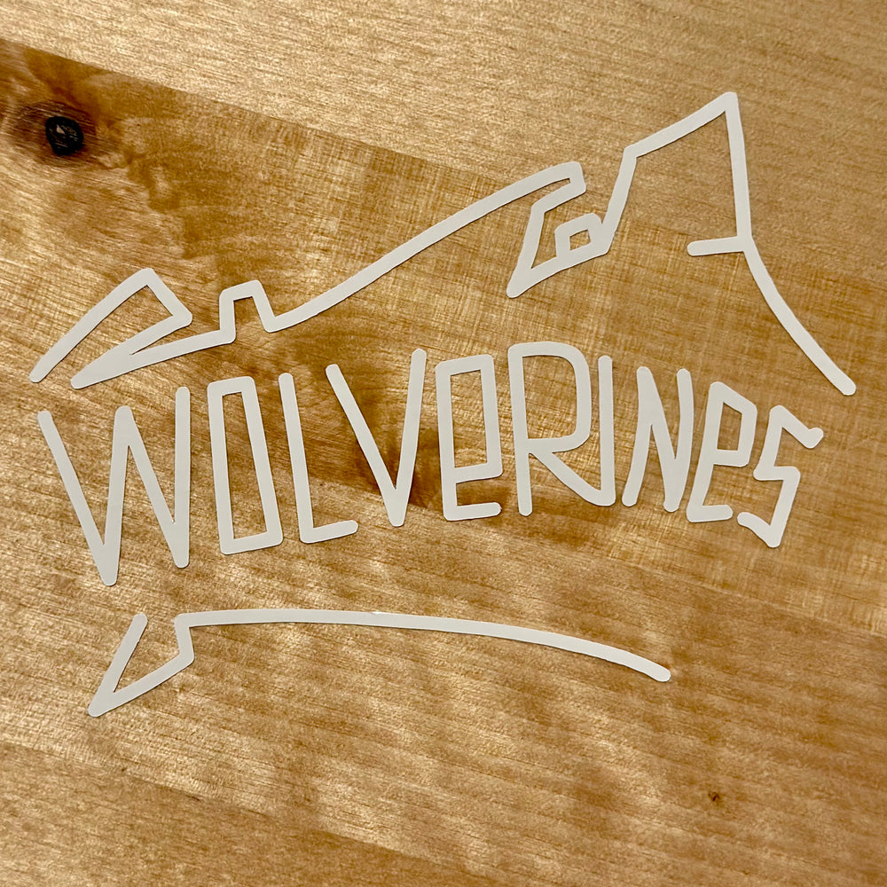 Wolverines Die-Cut Vinyl