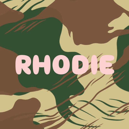 Rhodie DIY Gun Camo Adhesive Stencil