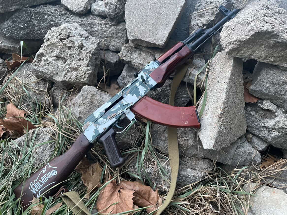 Wolverine DIY Gun Camo Adhesive Stencil