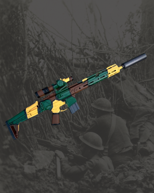 1918 DIY Gun Camo Adhesive Stencil