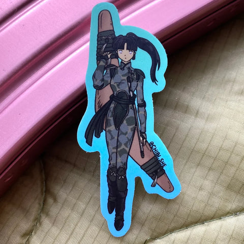 Chibiflage Slayer Sticker