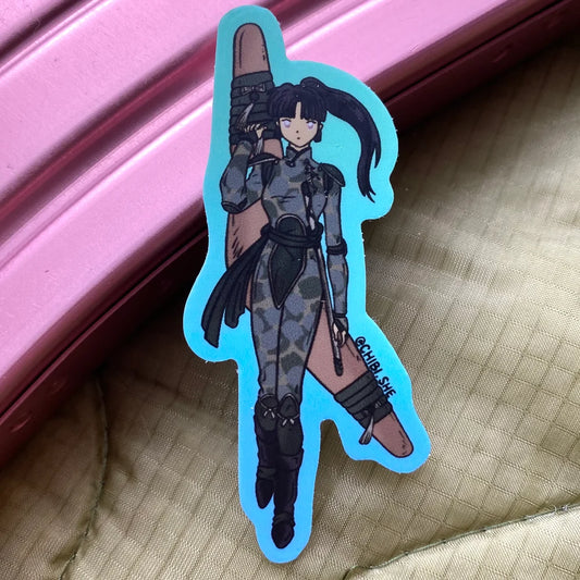 Chibiflage Slayer Sticker