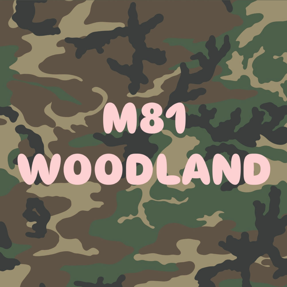 M81 Woodland Adhesive Stencil