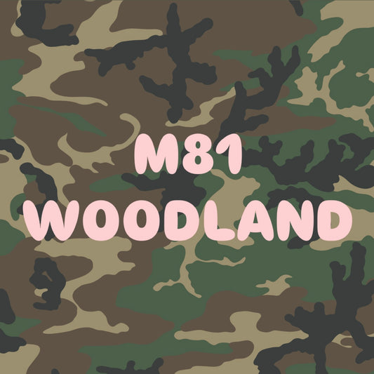 M81 Woodland Adhesive Stencil