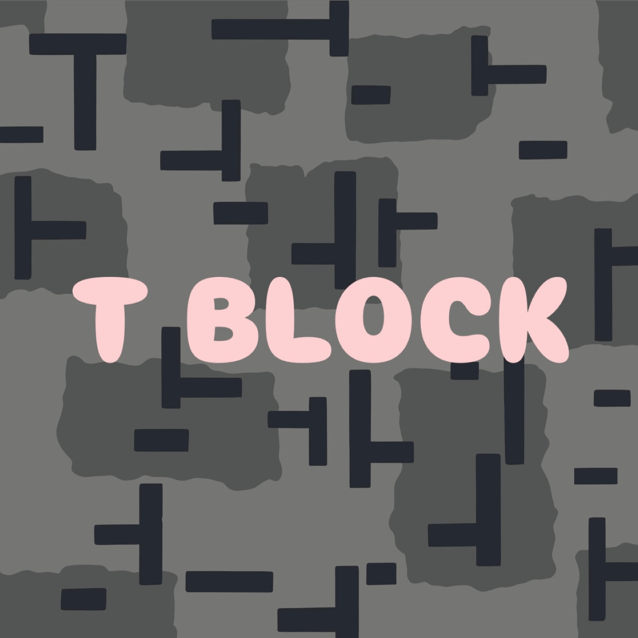 T Block Adhesive Stencil